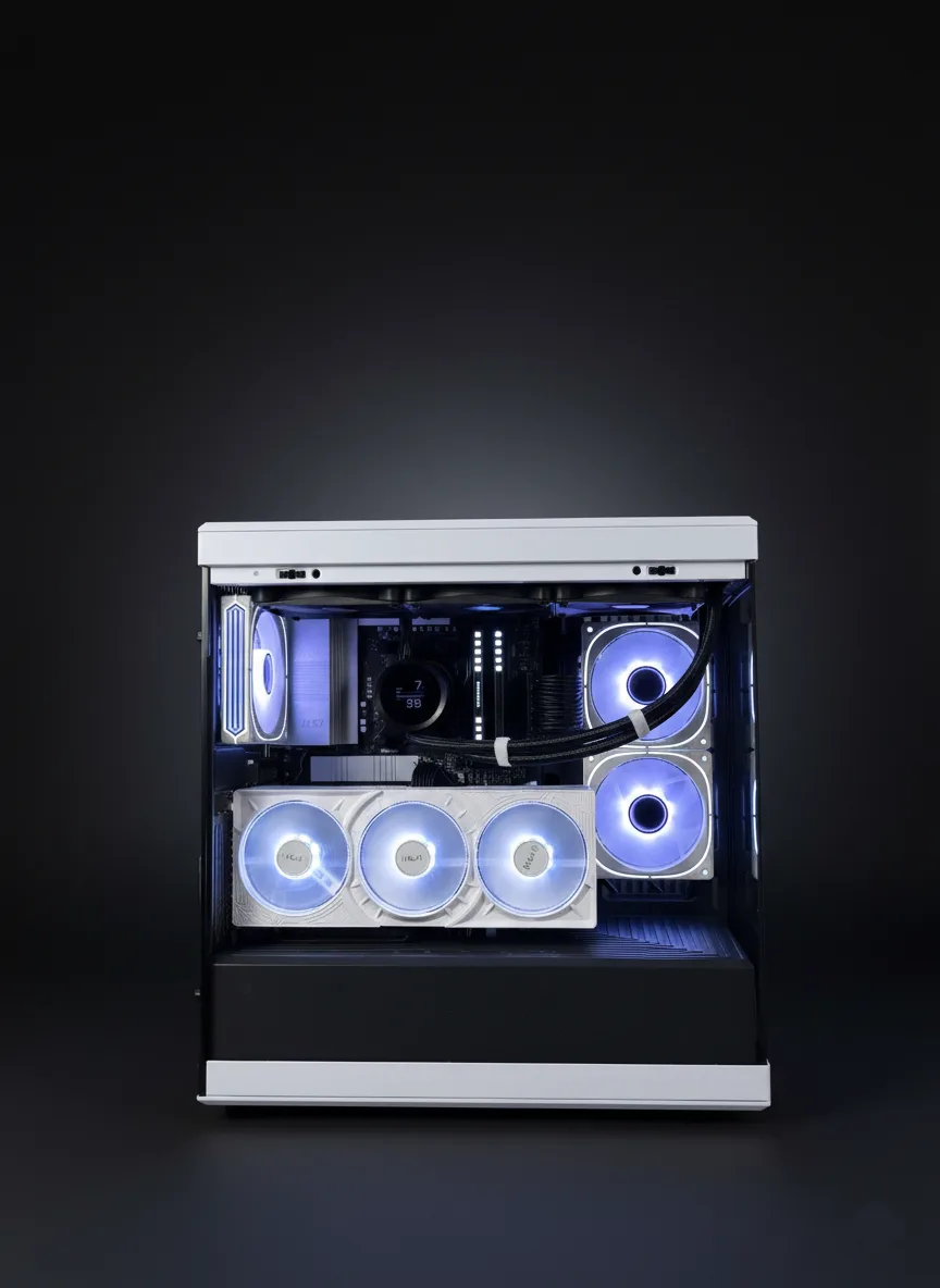 HYTE Y40 AMD Ryzen 7 7800X3D / RTX 5080 / 64GB DDR5 / 2TB SSD PCIe 4.0 / 1000W