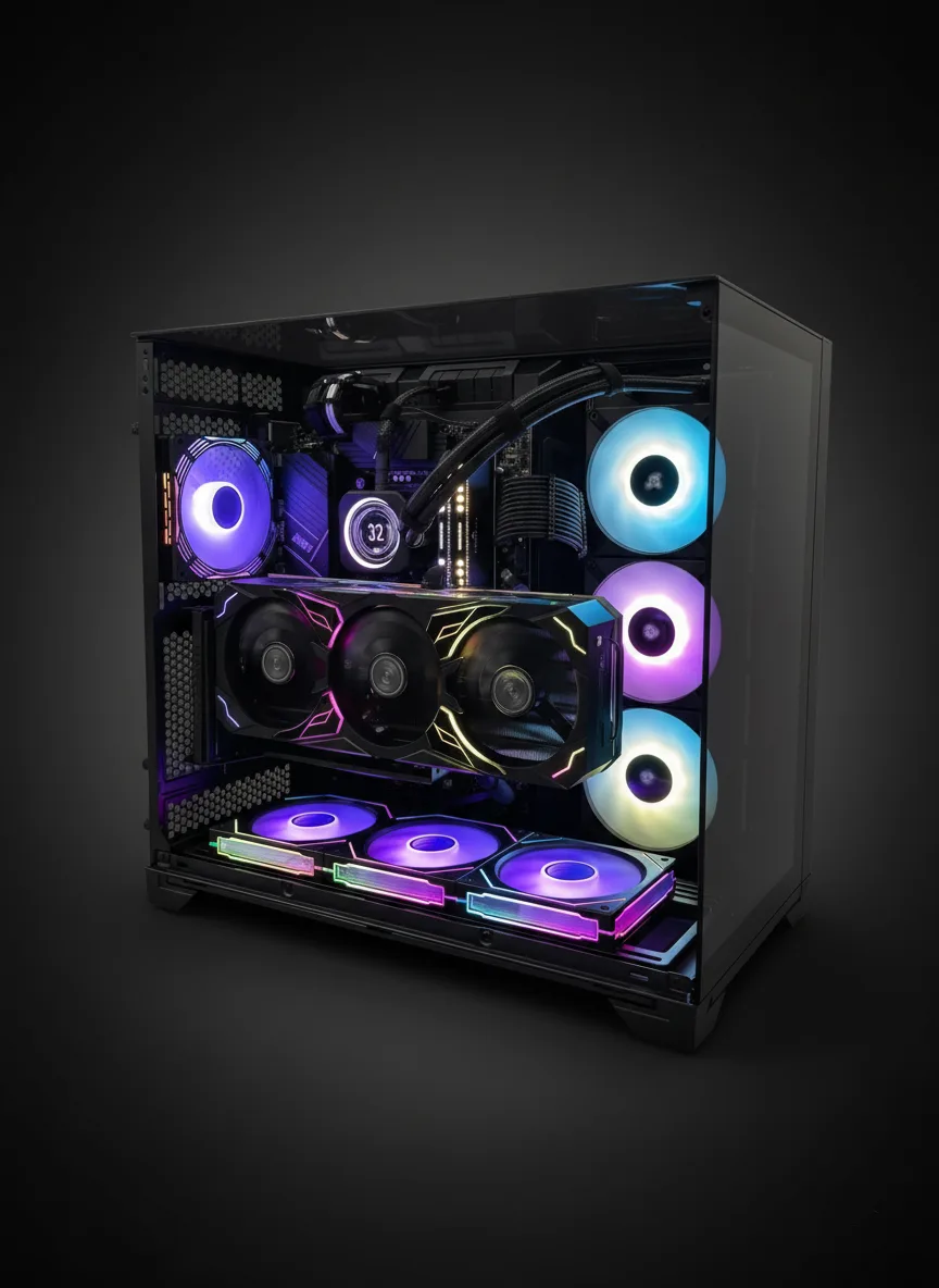 Incredible Lian Li / Intel Core i9-14900K / RTX 5080 / 64GB DDR5 / 2TB SSD