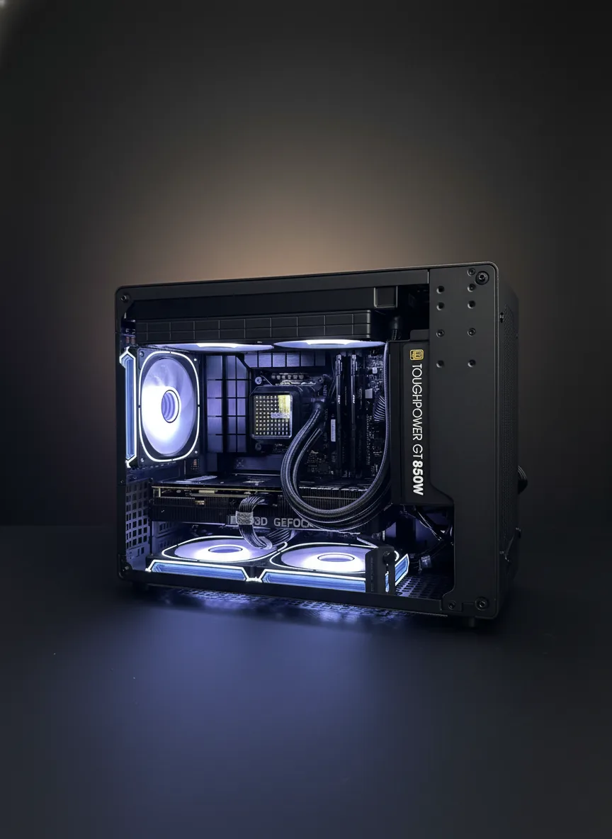 Obsidian Force Intel Core i7-14700KF / ASUS TUF B760M DDR5 Wi-Fi / NVIDIA GeForce RTX 5070 / 32GB DDR5 / 2TB SSD / 850W /