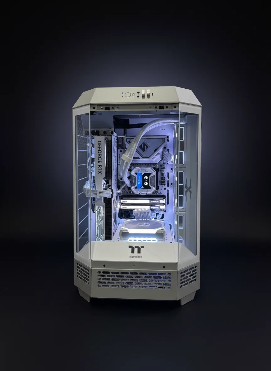 TOWER 300 White Ryzen 9-9900X / RTX 5080 Galax / 32GB DDR5 / 2TB SSD PCIe 4.0