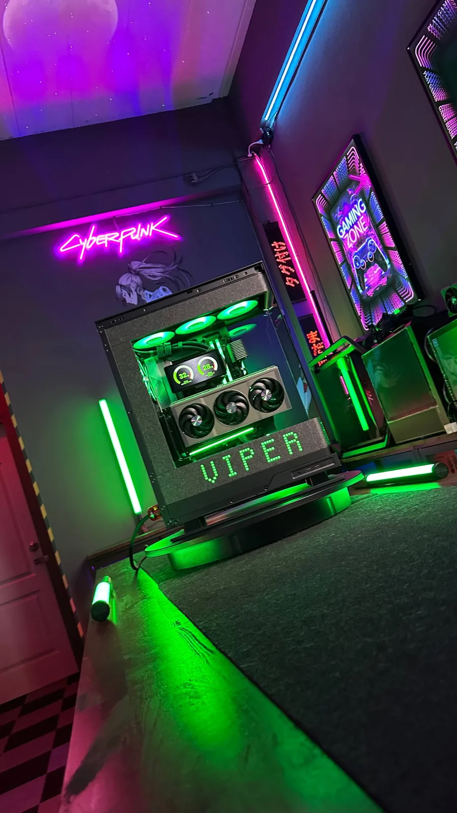 Phanteks Matrix 900 "Viper" Ryzen 7-8700F /B850 WIFI 7/ RX 9060XT (16GB) /DDR5 32GB 6000Mhz /SSD M.2 1TB