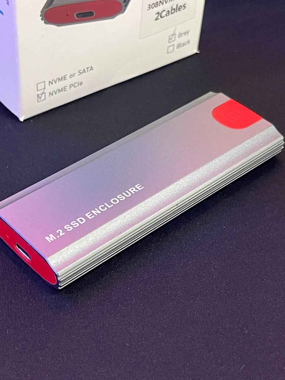 Кейс TypeC для M2 SSD NVME