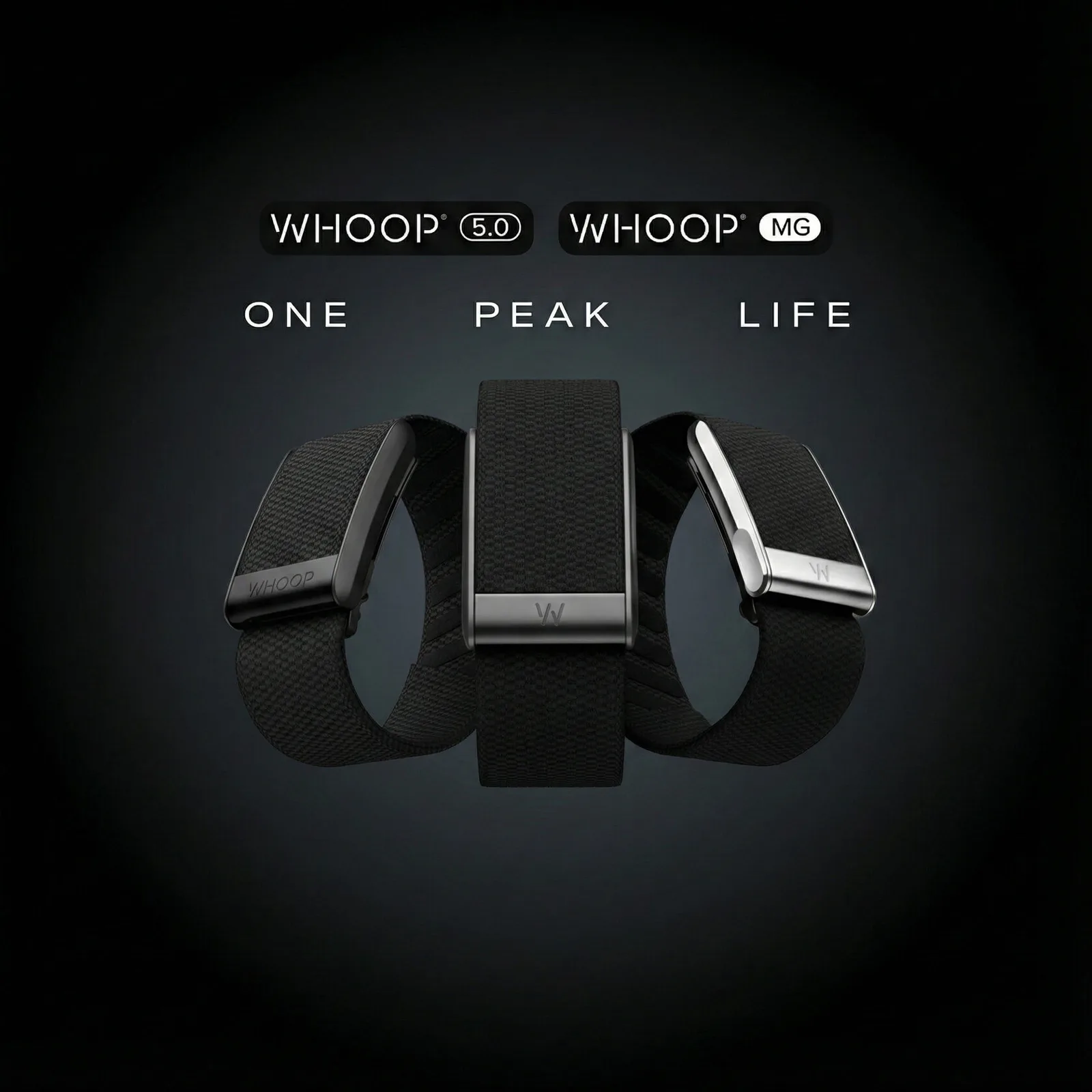 WHOOP Fitness Band — ONE / PEAK / LIFE