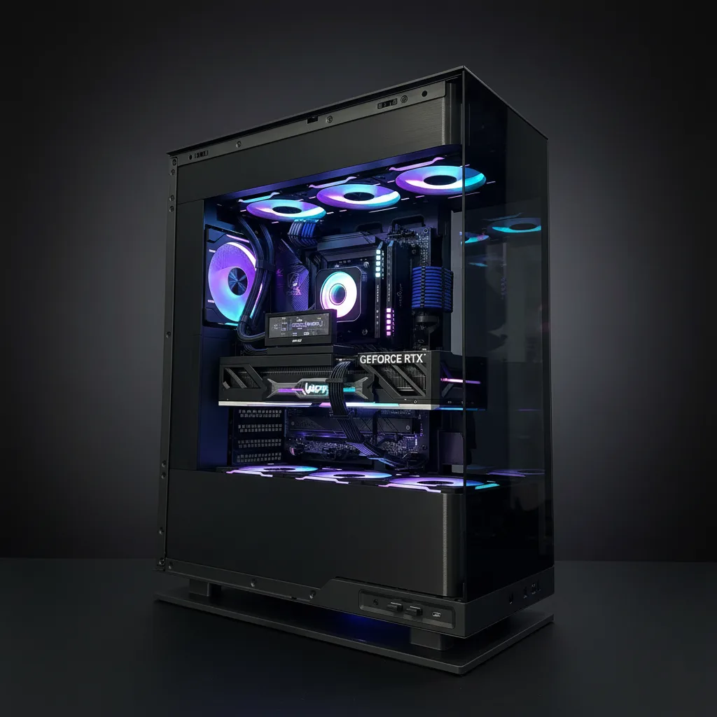 Phanteks Evolv X2 AMD Ryzen 5 7600 / RTX 5070 12GB iGame Vulkan / 32GB DDR5 / 2TB SSD / B850 ASRock Riptide / Lian Li EDGE 1200W Gold / Phanteks Glacier D30 / Evolve X2