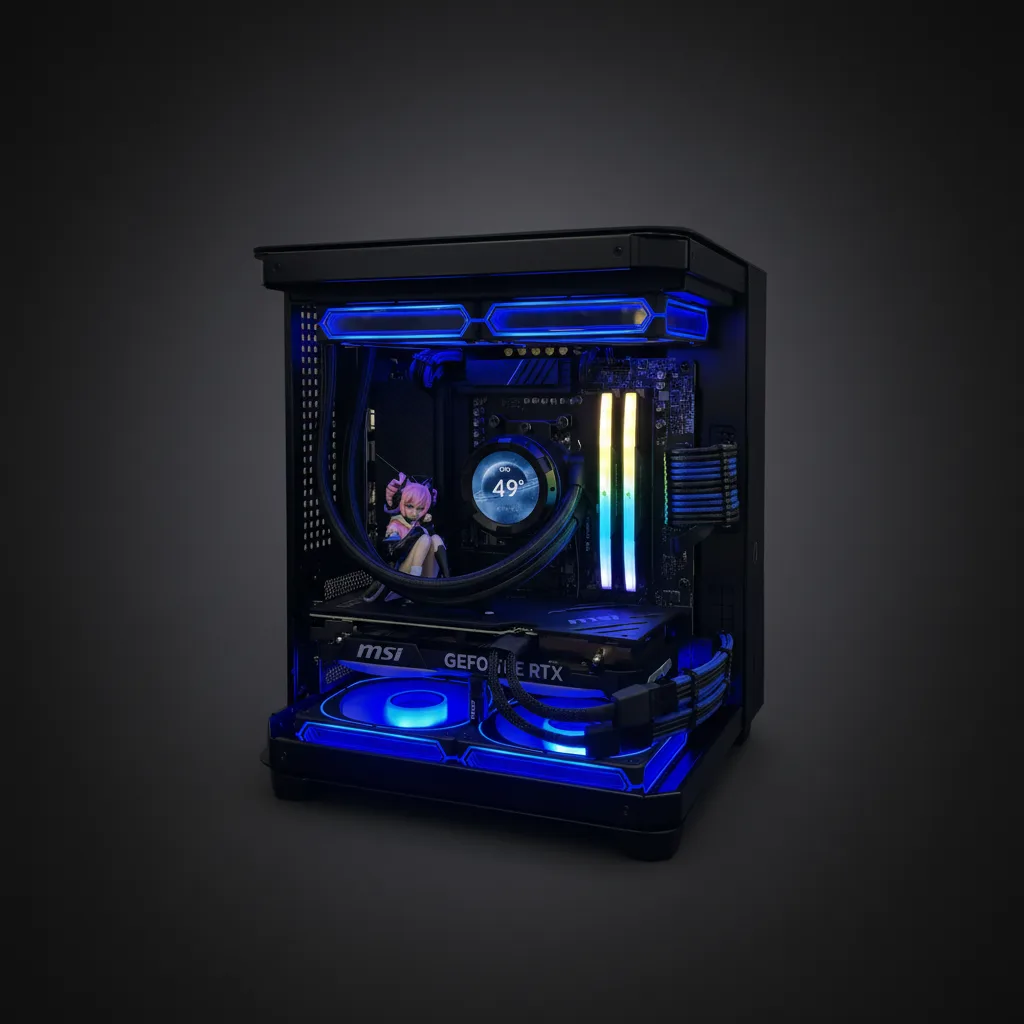 Black Stealth Pro / AMD Ryzen 7 9700 / RTX 5070 / 32GB DDR5 / 2TB SSD