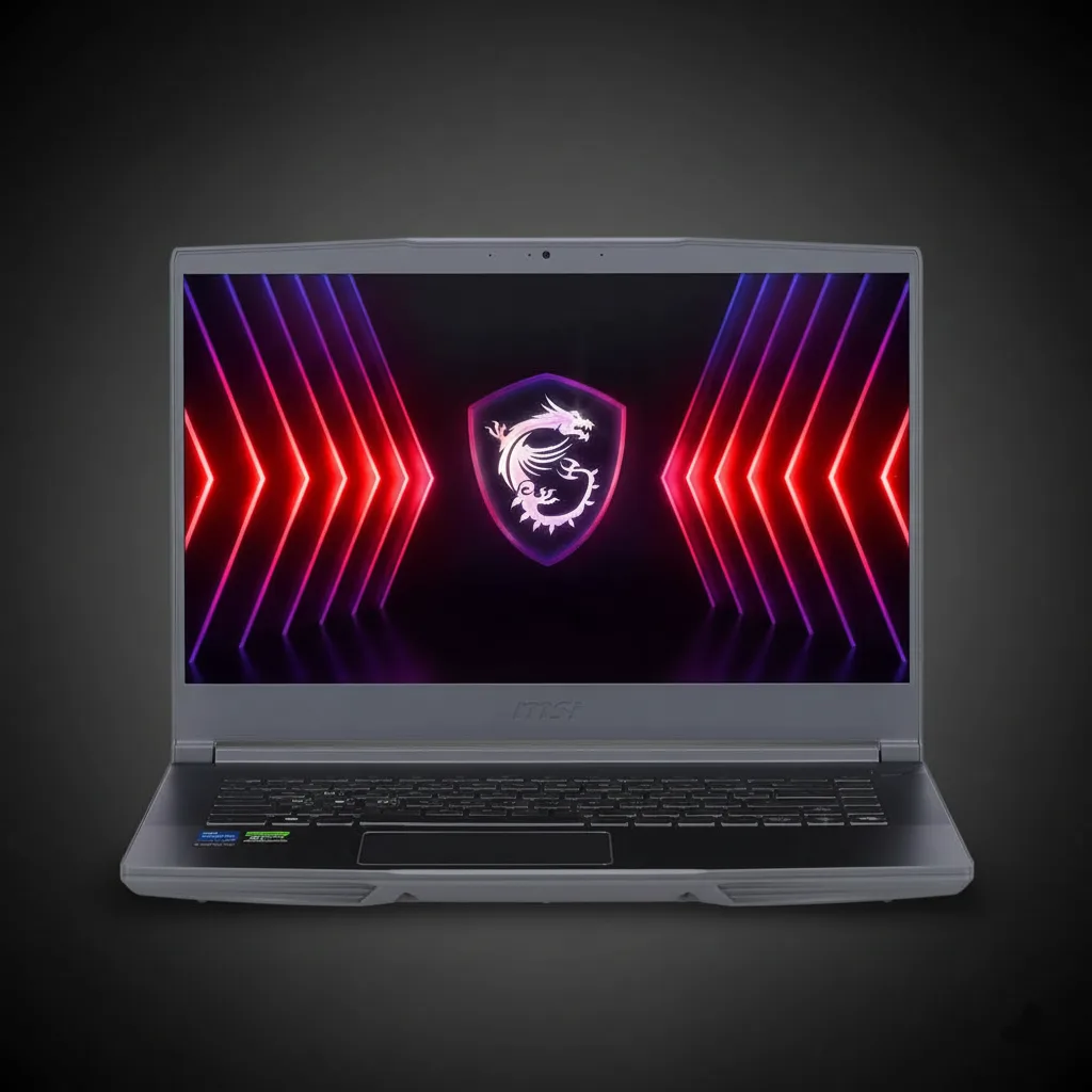 Игровой ноутбук MSI Thin 15 15.6" FHD IPS 144Hz / Intel Core i5-13420H / NVIDIA GeForce RTX 2050 / 8GB DDR4 / 512GB SSD