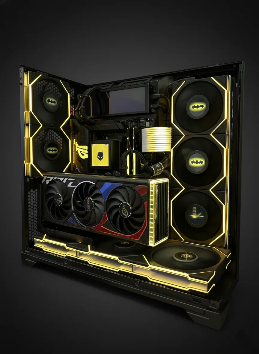 Lian Li Batman Intel Core Ultra 9 285K / RTX 5080 / 64GB DDR5 / 4TB SSD / Lian Li Case / Lian Li Liquid Cooling / 1300W Lian Li PSU