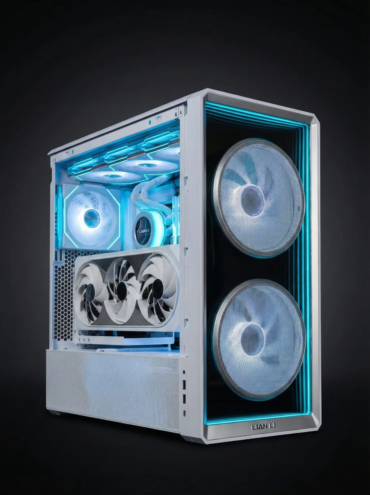 Lian Li Lancool Infinity Ryzen 7 9700X / RTX 5080 / 32GB DDR5 5600MHz / 2TB PCIe 4.0 / X870 AORUS Stealth Ice